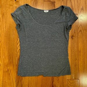 Plain gray T-shirt